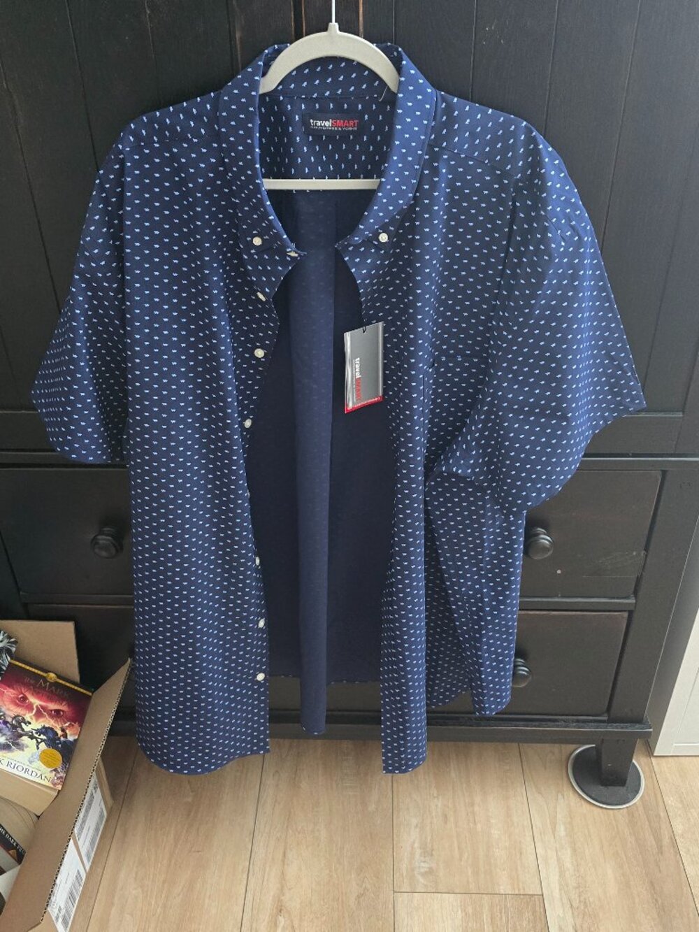 Travel Smart Men Shirt 3xB Button BIG Man Non Iron  NWT Roundtree & Yorke
